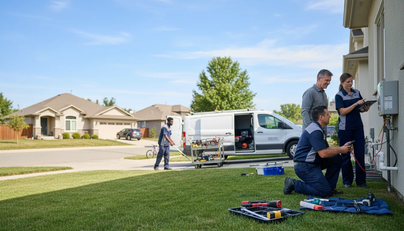 Tankless water heater service in Cranfills Gap, TX
